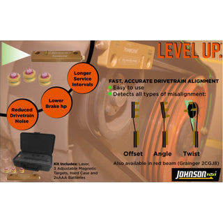 Johnson 40-6210 Magnetic Sheave Alignment Laser with GreenBrite Technology