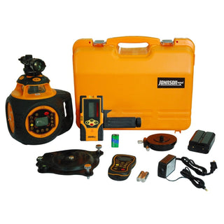 Johnson 40-6582 Electronic Self-Leveling Digital Dual Grade Horizontal & Vertical Rotary Laser Kit