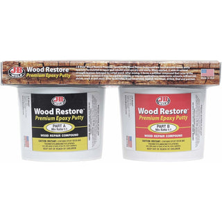 J-B Weld 40007 Wood Restore Premium Epoxy Putty, 64 oz.