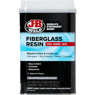 J-B Weld 40122 Fiberglass Resin, 1 Quart