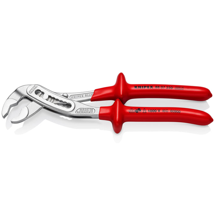 Knipex 88 07 250 10" Alligator® Water Pump Pliers-1000V Insulated