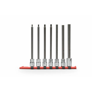 Wright Tool 406 1/2-Inch Drive 7 Piece Hex Bit Socket Set - Long Length