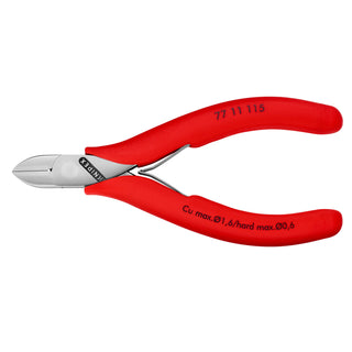 Knipex 77 11 115 4 1/2" Electronics Diagonal Cutters