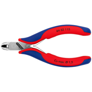 Knipex 64 52 115 4 1/2" Electronics End Cutting Nippers