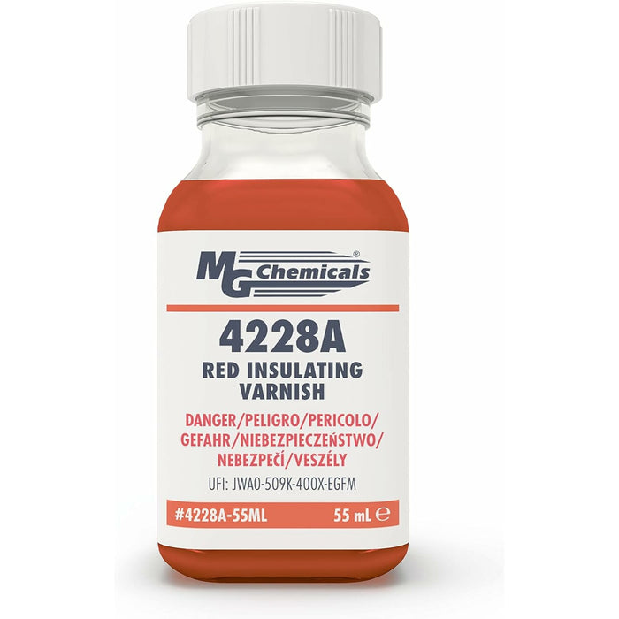 MG Chemicals 4228A-55ML Red Insulating Varnish, 55 mL