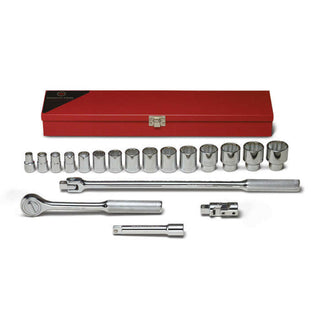 Wright Tool 422 12-Point Standard Socket Set 19-Piece