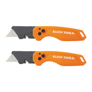 Klein Tools 44313 Folding Utility Knife, 2-Pack