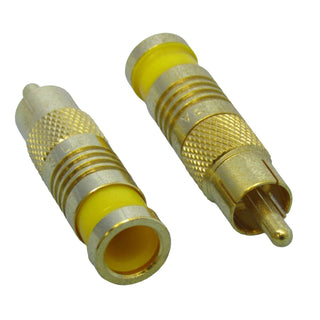 Philmore 45-1306G YL Compression RCA Male Connector