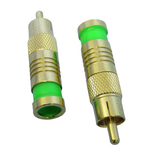 Philmore 45-1359G GR Compression RCA Male Connector