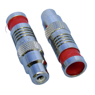 Philmore 45-2607 RD Compression In-Line RCA Female Connector