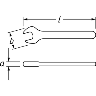 Hazet 450KV-18 Single Open-End Wrench with Protective Insulation, 18mm