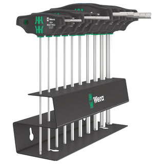 Wera 454/10 HF Set Imperial 2 Screwdriver set T-handle Hex-Plus screwdrivers with holding function, imperial, 10 pieces