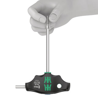 Wera 454 Imperial T-handle hexagon screwdriver Hex-Plus, imperial, 5/64" x 150 mm