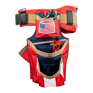 Badger 461176 Carpenter Standard Tool Belt - American Flag