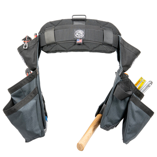 Badger 463210 M Side-by-Side Framer Gunmetal Belt - Medium