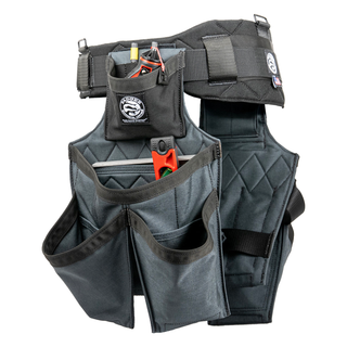 Badger 463210 XL Side-by-Side Framer Gunmetal Belt - X-Large