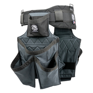 Badger 463210 XL Side-by-Side Framer Gunmetal Belt - X-Large