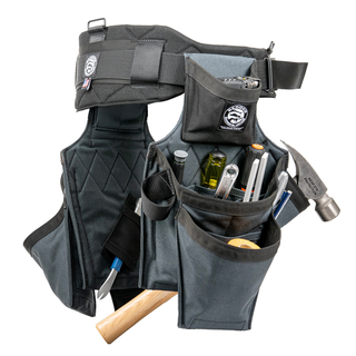 Badger 463210 XXL Side-by-Side Framer Gunmetal Belt - XX-Large