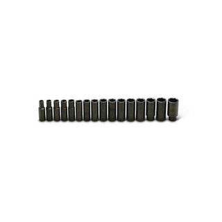 Wright Tool 467 1/2" Drive 6 Point Deep Impact Socket Set 16 Pc.