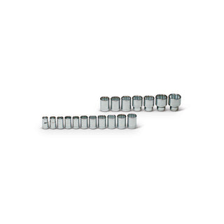 Wright Tool 469 1/2" Drive 12 Point Standard Socket Set 18 Pc.
