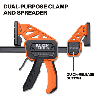 Klein Tools 47550 Speed-Klamp 6-Inch, 150-Pound, 2-Pack