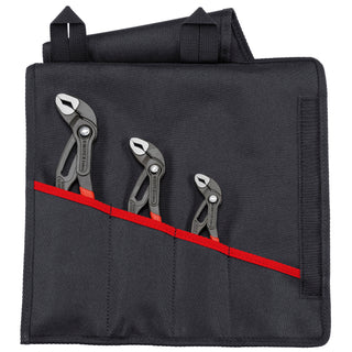 Knipex 00 19 55 S8 3 Pc Cobra® Set in Tool Roll