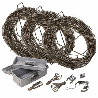 RIDGID 48457 C-14 1/4" Heavy-Duty Carrier Cable Sectional Machine Accessory Kit