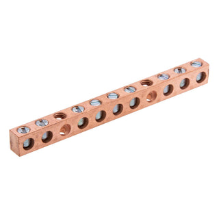 NSI 4C-14-1138-2IN 4-14 COPPER BAR WITH 2 INCH CENTERS