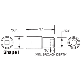 Wright Tool 8838 1" Drive 6 Point Standard Impact Socket - 1-3/16"