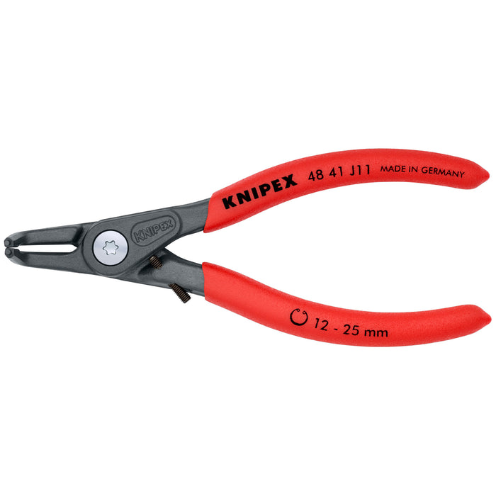Knipex 48 41 J11 5 1/4" Internal 90° Angled Precision Snap Ring Pliers-Limiter