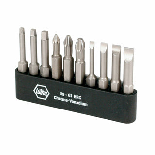 Wiha Tools 74988 10 Piece Slotted/Phillips/Square Power Bit Belt Set