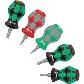 Wera Stubby Set 3 Screwdriver set, 5 pieces