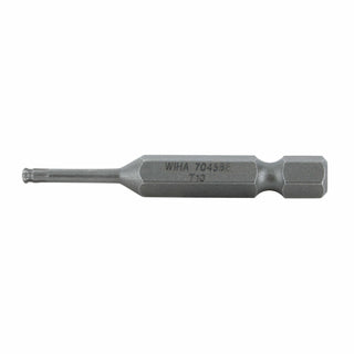 Wiha Tools 74526 TORX Ball End Power Bit, T10 x 50 mm, 10 Pk.