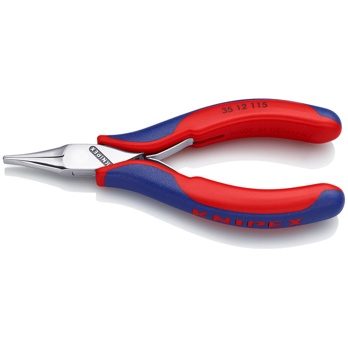 Knipex 35 12 115 4 1/2" Electronics Pliers-Flat Tips