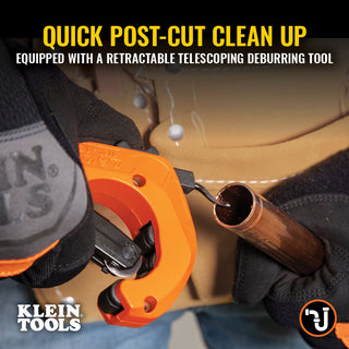 Klein Tools 50061 Quick-Adjust Tubing Cutter, 1 5/8"