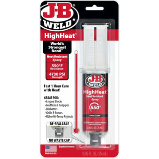 J-B Weld 50197 HighHeat Epoxy Syringe, 25 mL