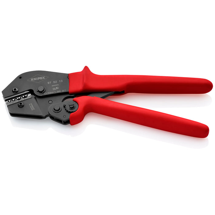 Knipex 97 52 13 10" Crimping Pliers For Non-insulated Crimp Terminals, Tube and Compression Cable Lugs