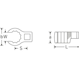 Stahlwille 01190013 Steel Crow-Ring Spanner