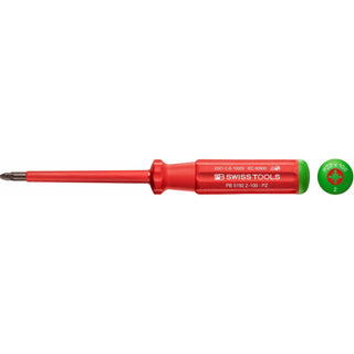 PB Swiss Tools PB 5192.2-100 Classic VDE Screwdriver Pozidriv Size PZ2