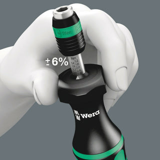 Wera Series 7400 Kraftform adjustable torque screwdrivers (0.1-3.0 Nm) with Rapidaptor quick-release chuck, 7430 x 0.10-0.34 Nm