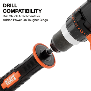 Klein Tools 53017 3-Foot Steel Toilet Auger
