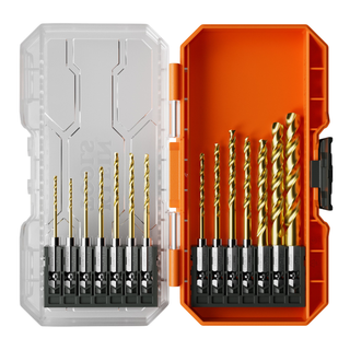 Klein Tools 53614 Titanium Drill Bit Set, 14 Pc.