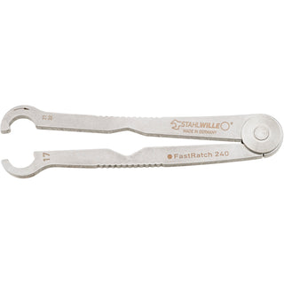 Stahlwille 41101717 240 Ratchet wrench FastRatch, 17mm - 21/32"