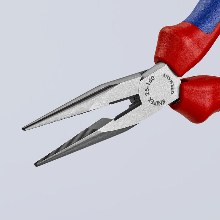 Knipex 25 02 160 6 1/4" Long Nose Pliers with Cutter