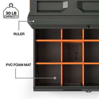 Klein Tools 54844MB MODbox Compact Single Drawer, Full Width
