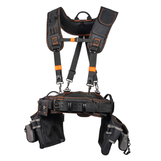 Klein Tools 55896 Tool Rig with Suspenders, 23 Pockets
