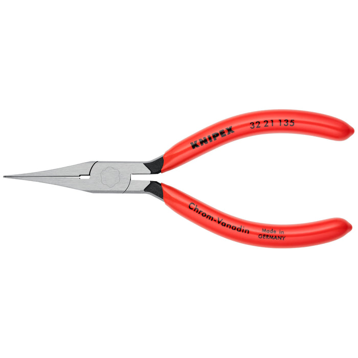 Knipex 32 21 135 5 1/4" Long Nose Relay Adjusting Pliers-Flat Tips