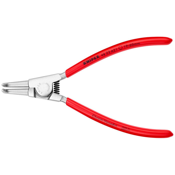 Knipex 46 23 A21 6 3/4" External 90° Angled Snap Ring Pliers-Forged Tips