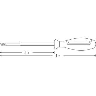 Stahlwille 46663001 VDE cross-head screwdriver PH Drall+