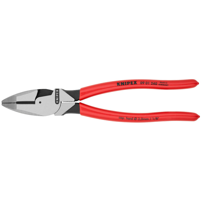 Knipex 09 01 240 9 1/2" High Leverage Lineman's Pliers New England Head